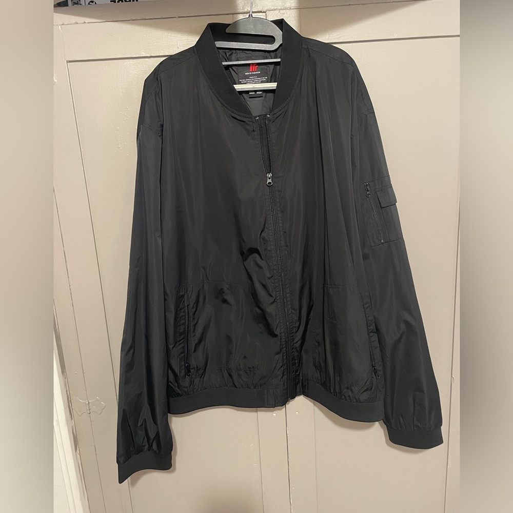 Great Condition. Mens Fashion Brand. Black Bomber Jacket.